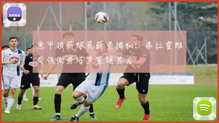 意甲顶薪球员薪资揭秘：弗拉霍维奇领衔劳塔罗紧随其后