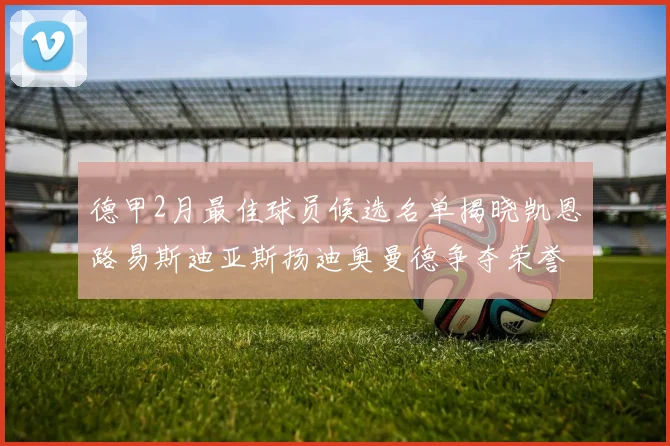 德甲2月最佳球员候选名单揭晓凯恩路易斯迪亚斯扬迪奥曼德争夺荣誉